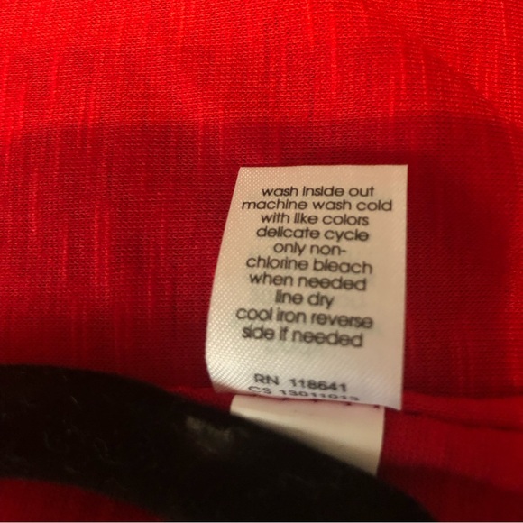 Lane Bryant Red Sequin Cami Tank Spaghetti Adjustable Straps Ruched Bust 22/24 - Picture 9 of 10